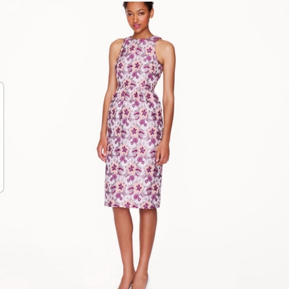 J Crew Collection Brocade Dress